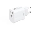 XO wall charger CE55 2x USB 2,4A baltas