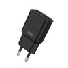 XO sieninis įkroviklis L92C 2x USB 2,4A juodas + USB-C laidas