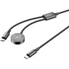 XO belaidis indukcinis įkroviklis CX030 juodas Apple Watch su laidu USB-C -USB-C