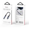 Adapteris USB Yesido YAU37 Lightning - Jack 3.5mm Juodas