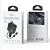 YESIDO automobilinis įkroviklis Y71 125W greitas įkrovimas 4in1 LED + C+iP laidas 65W juodas