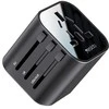 Yesido „Yesido“ universalus adapteris MC09 JK/ES/JAV/AU, maks. 8A, Juodas