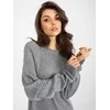 Badu Megztinis-BA-SW-9005.36P-pilka