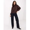 Basic Feel Good Džempreris moterimRV-BL-5185.70P-ciemny ruda