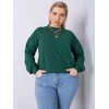 Basic Feel Good Megztinis-RV-BL-6317.94-tamsiai žalias