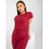 Basic Feel Good Marškinėliai-RV-TS-4623.42-bordo