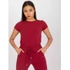 Basic Feel Good Marškinėliai-RV-TS-4623.42-bordo