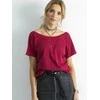 Basic Feel Good Marškinėliai-RV-TS-4662.86-bordo