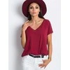 Basic Feel Good Marškinėliai-RV-TS-4832.16P-bordo