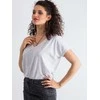 Basic Feel Good Marškinėliai-RV-TS-4832.27P-šviesiai pilka