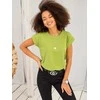 Basic Feel Good Marškinėliai-RV-TS-4833.26P-šviesiai žalia
