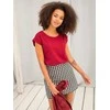 Basic Feel Good Marškinėliai-RV-TS-4833.91P-bordo