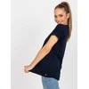 Basic Feel Good Marškinėliai-RV-TS-7666.19 tamsiai mėlyni