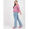 Basic Feel Good Megztinis-RV-BL-6326.02X-tamsiai rožinis