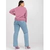 Basic Feel Good Megztinis-RV-BL-6326.02X-tamsiai rožinis