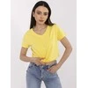 Basic Feel Good T-shirt-CLM-TS-1639.12-geltona