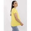 Basic Feel Good T-shirt-CLM-TS-1639.12-geltona
