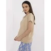 Basic Feel Good T-shirt-CLM-TS-1639.12-smėlio spalva