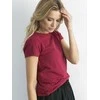 Basic Feel Good Marškinėliai-RV-TS-4623.42-bordo