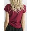 Basic Feel Good Marškinėliai-RV-TS-4623.42-bordo