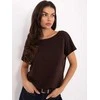 Basic Feel Good T-shirt-RV-TS-4662.04X-ciemny ruda