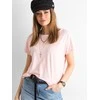 Basic Feel Good Marškinėliai-RV-TS-4662.86-šviesiai rožinė