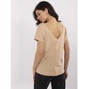 Basic Feel Good T-shirt-RV-TS-4662.93-camelowy