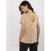 Basic Feel Good T-shirt-RV-TS-4662.93-camelowy