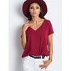 Basic Feel Good Marškinėliai-RV-TS-4832.16P-bordo