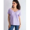 Basic Feel Good T-shirt-RV-TS-4832.20P-jasny violetinė