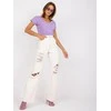 Basic Feel Good T-shirt-RV-TS-4832.20P-jasny violetinė