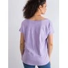 Basic Feel Good T-shirt-RV-TS-4832.20P-jasny violetinė