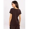 Basic Feel Good T-shirt-RV-TS-4832.47P-ciemny ruda