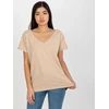 Basic Feel Good T-shirt-RV-TS-4832.61P-smėlio spalva