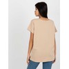 Basic Feel Good T-shirt-RV-TS-4832.61P-smėlio spalva