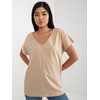 Basic Feel Good T-shirt-RV-TS-4832.61P-smėlio spalva