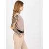 Basic Feel Good Marškinėliai-RV-TS-4833.22X-tamsiai smėlio spalvos