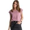 Basic Feel Good Marškinėliai-RV-TS-4833.85P-tamsiai rožinė