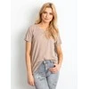 Basic Feel Good Marškinėliai-RV-TS-4838.09P-tamsiai smėlio spalvos