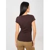 Basic Feel Good T-shirt-RV-TS-5636.03X-ciemny ruda