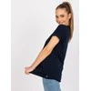 Basic Feel Good Marškinėliai-RV-TS-7666.19 tamsiai mėlyni