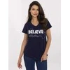 Calimera T-shirt-CLM-TS-1726.87-tamsiai mėlyna