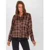 City Donna Marškiniai-EM-KS-3292.69P-juoda-smėlio spalvos