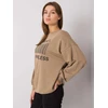 Ex Moda Megztinis-EM-BL-536/1U.84P-tamsiai smėlio spalvos