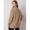 Ex Moda Megztinis-EM-BL-536/1U.84P-tamsiai smėlio spalvos