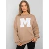 Ex Moda Megztinis-EM-BL-617-1.34X-tamsiai smėlio spalvos