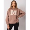 Ex Moda Megztinis-EM-BL-617-1.34X-tamsiai smėlio spalvos