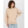 Ex Moda Megztinis-EM-BL-617-4.41P-smėlio spalvos