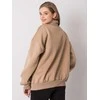 Ex Moda Megztinis-EM-BL-649.23X-tamsiai smėlio spalvos
