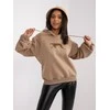 Ex Moda Megztinis-EM-BL-651.99-tamsiai smėlio spalvos